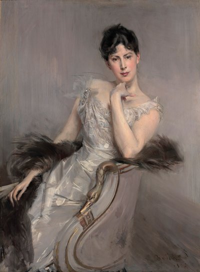 Signora in bianco, 1902 da Giovanni Boldini