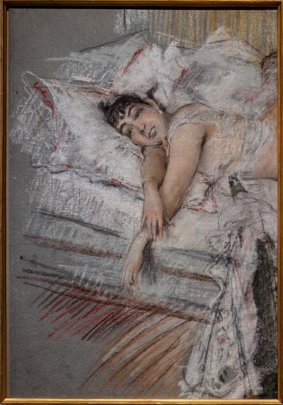 La contessa di Rasty a letto da Giovanni Boldini