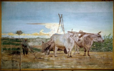 La raccolta del letame animale da Giovanni Boldini