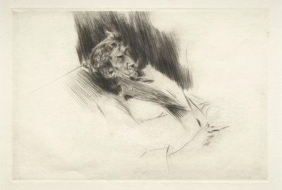 Whistler addormentato, 1897 da Giovanni Boldini