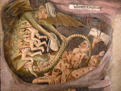 Giudizio Universale, c.1492 (dettaglio) da Giovanni Canavesio