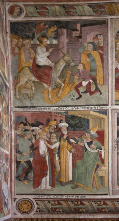 Scene della vita di Cristo, c.1492 (affresco) da Giovanni Canavesio