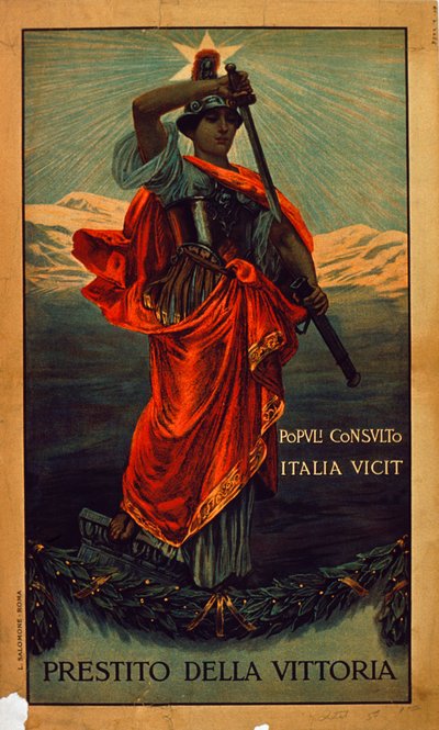 Poster militare italiano, WWI: 