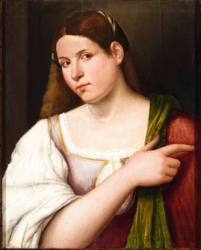 Ritratto di una giovane donna da Giovanni de Busi Cariani