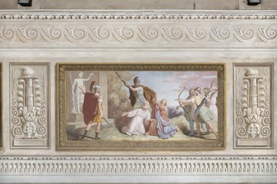 Il martirio di San Simone e San Giuda Taddeo, dalle Storie di Cristo da Giovanni Chiarini