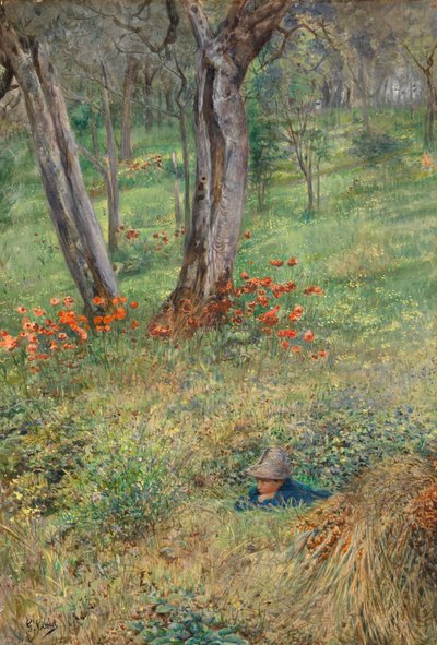 Un nascondiglio nel bosco da Giovanni Costa