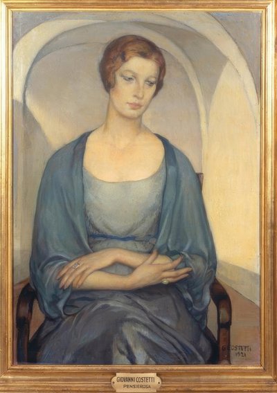 Donna pensierosa da Giovanni Costetti