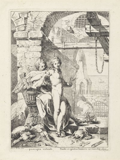Icaro riceve le sue ali da Dedalo da Giovanni David