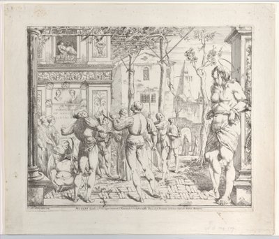Il martirio di San Cristoforo, Secondo Quadro, 1776 da Giovanni David