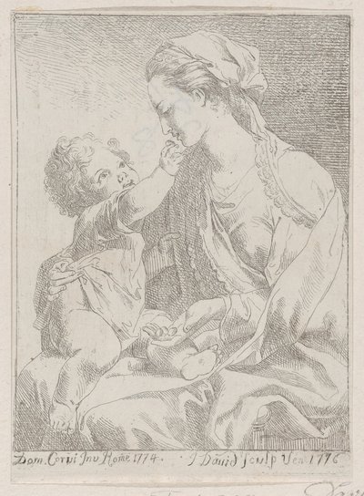 Vergine e bambino da Giovanni David