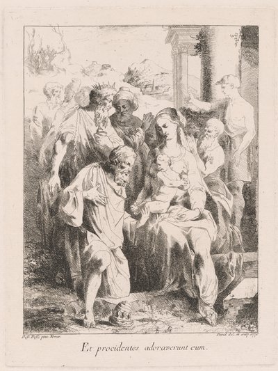 Adorazione dei Magi da Giovanni David, after Battista Dossi
