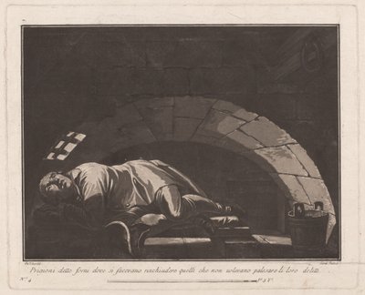 I "forni" per coloro che non ammettevano i loro crimini da Giovanni De Pian, after Francesco Galimberti