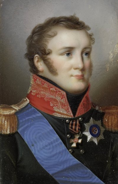Ritratto di Alessandro I (1777-1825), Imperatore di Russia da Giovanni Domenico Bossi