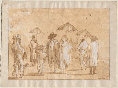Un Acquazzone Primaverile da Giovanni Domenico Tiepolo