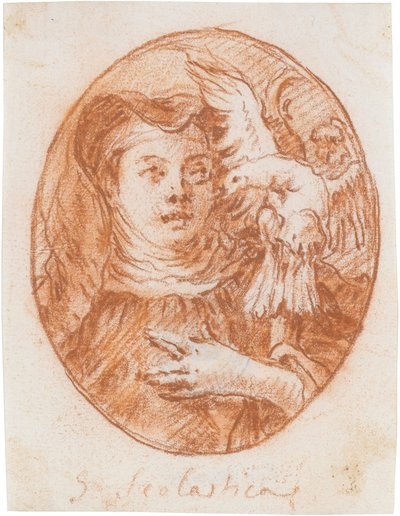 Die hl. Scholastika da Giovanni Domenico Tiepolo