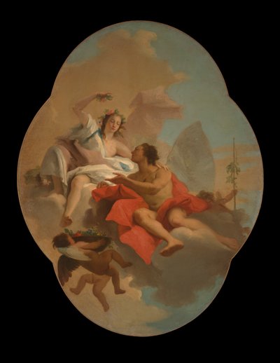 Flora e Zefiro da Giovanni Domenico Tiepolo