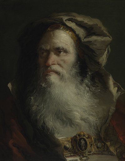Testa di un filosofo da Giovanni Domenico Tiepolo