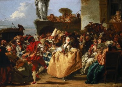 Scena di carnevale o Il minuetto da Giovanni Domenico Tiepolo