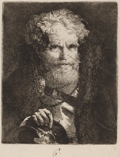 Vecchio con Elmo da Giovanni Domenico Tiepolo