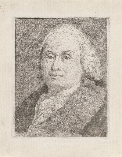 Ritratto di Giambattista Tiepolo, dalla Raccolta di Teste da Giovanni Domenico Tiepolo