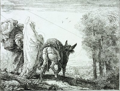 La fuga in Egitto da Giovanni Domenico Tiepolo