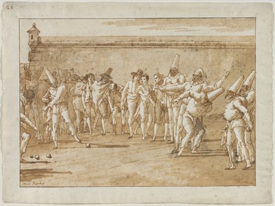 Il gioco delle bocce da Giovanni Domenico Tiepolo