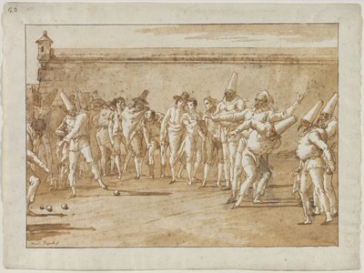 Il gioco delle bocce, 1790 da Giovanni Domenico Tiepolo