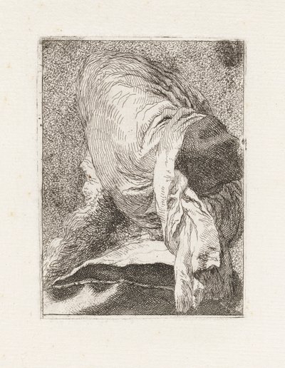 Turco visto da dietro, dalla Raccolta di Teste da Giovanni Domenico Tiepolo
