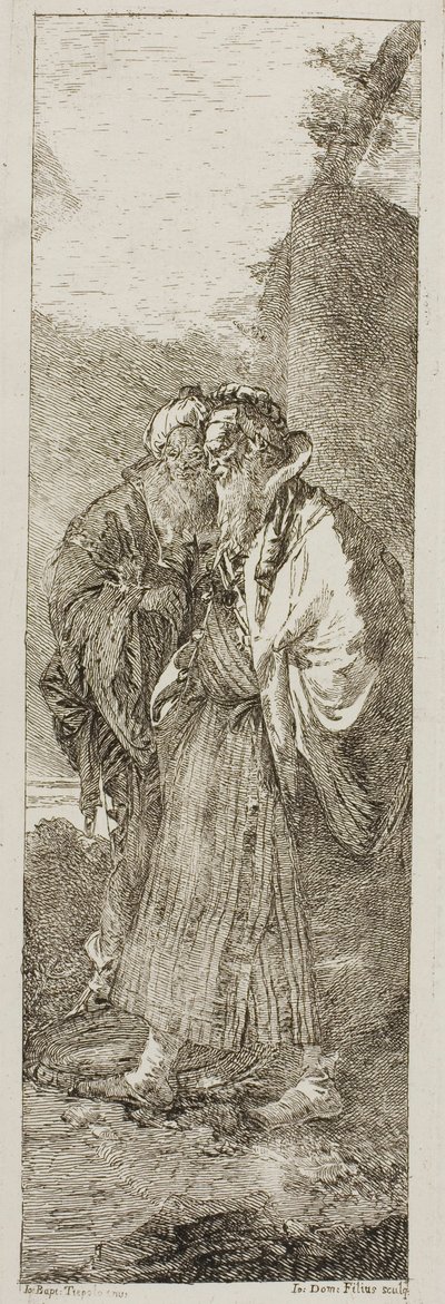 Due vecchi da Giovanni Domenico Tiepolo