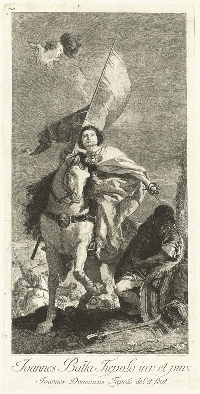 San Giacomo di Compostela da Giovanni Domenico Tiepolo after Giovanni Battista Tiepolo