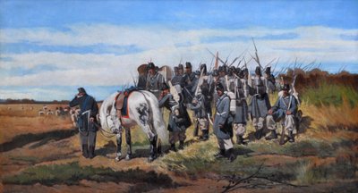 Una ricognizione militare, esplorazione da Giovanni Fattori