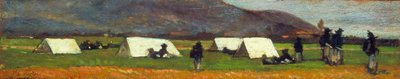 Campo dei Bersaglieri, c.1860 da Giovanni Fattori