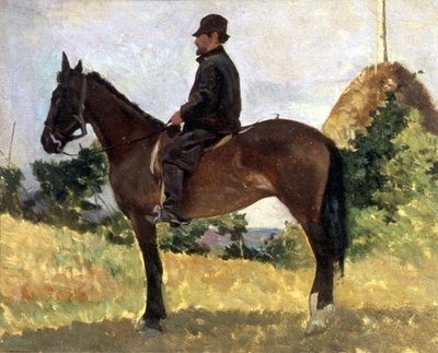 Diego Martelli a Cavallo da Giovanni Fattori