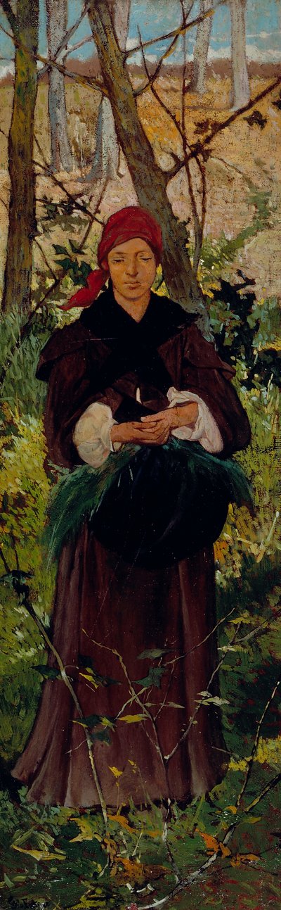 Donna etrusca, c.1865 da Giovanni Fattori