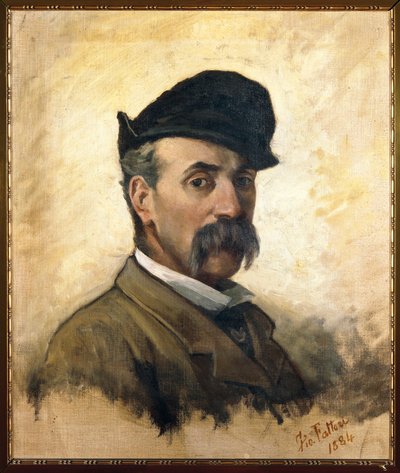 Italia, Firenze, Autoritratto a 59 anni da Giovanni Fattori
