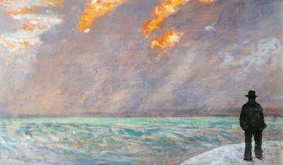 Italia, Firenze, Tramonto sul Mare da Giovanni Fattori