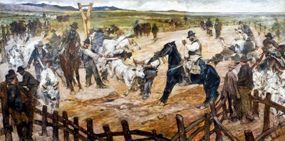 Mena in Maremma, c.1890-91 da Giovanni Fattori