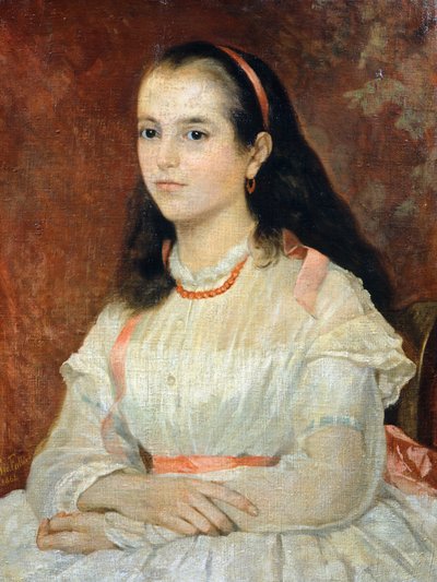 Ritratto di Miss Siccoli da Giovanni Fattori