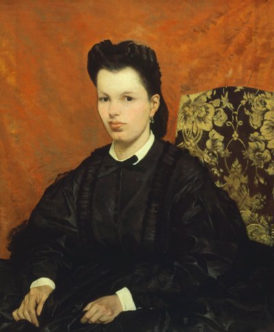 Ritratto della sua prima moglie, di Giovanni Fattori (1825-1908) da Giovanni Fattori