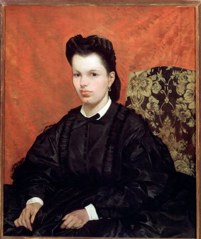 Ritratto della prima moglie da Giovanni Fattori