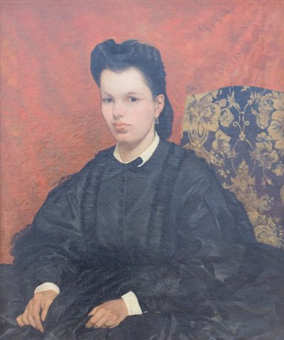 Ritratto della prima moglie, c. 1865 da Giovanni Fattori