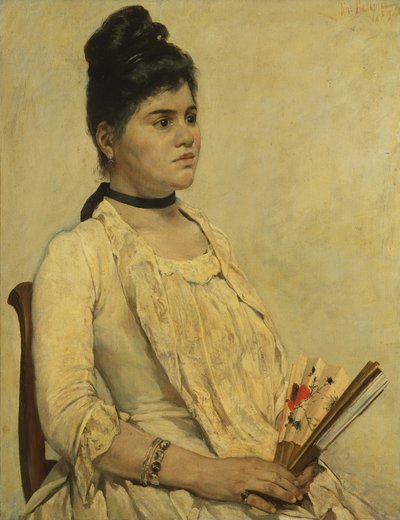 Ritratto della figliastra da Giovanni Fattori