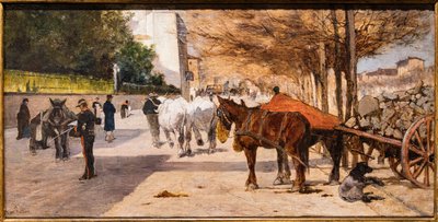 Viale Principe Amedeo a Firenze da Giovanni Fattori
