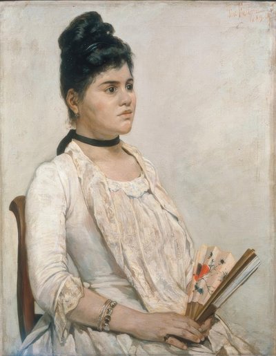 Ritratto della figliastra da Giovanni Fattori