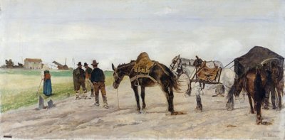 Campagna romana da Giovanni Fattori