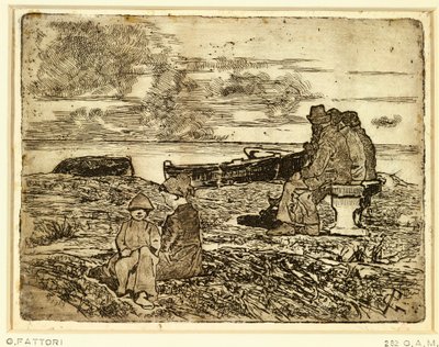 Marinai a riposo da Giovanni Fattori