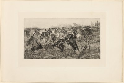 La carica di cavalleria da Giovanni Fattori