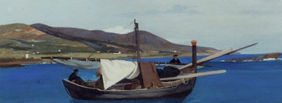 La Punta di Romito con barca da pesca, c.1866 da Giovanni Fattori
