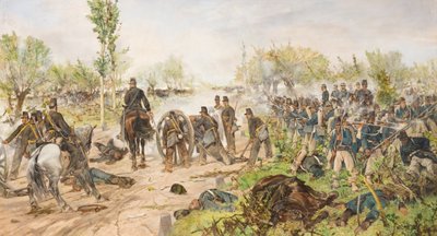 La battaglia di Custoza da Giovanni Fattori