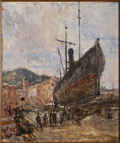 Porto e barca da Giovanni Forghieri